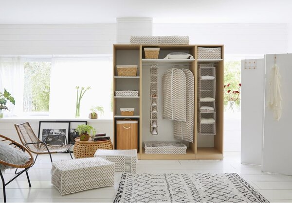 Naturalny bambusowy kosz na pranie 78 l Bamboo – Compactor