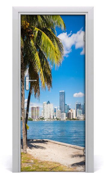 Fototapeta samoprzylepna na drzwi do domu Miami