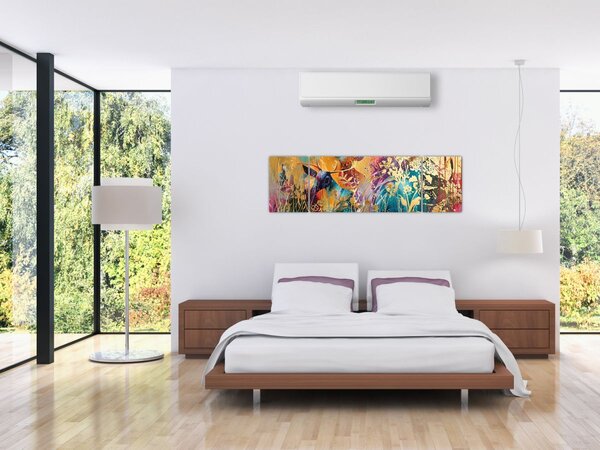 Obraz - Abstrakcyjny obraz natury (170x50 cm)