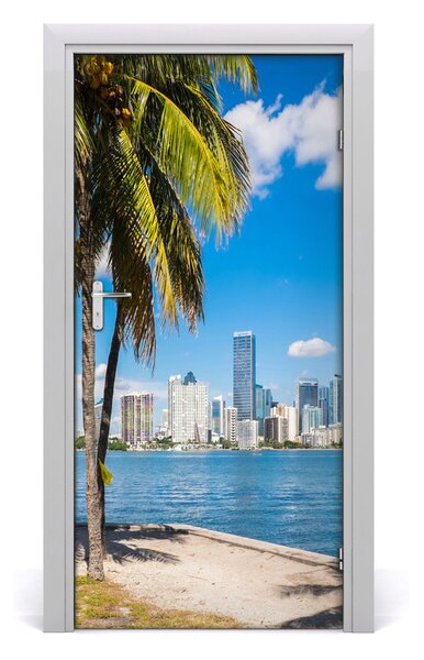 Fototapeta samoprzylepna na drzwi do domu Miami