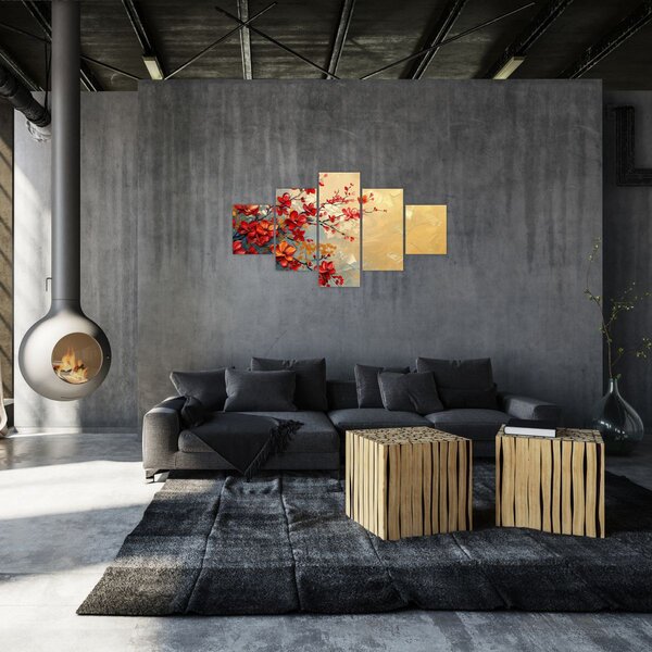 Obraz - Kwitnące drzewo (125x70 cm)