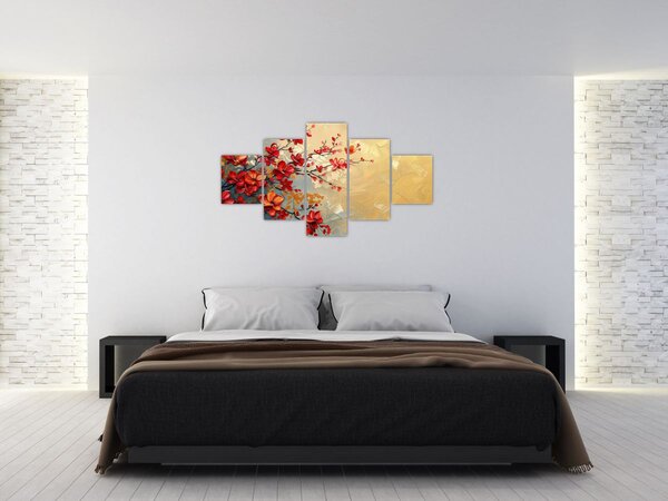 Obraz - Kwitnące drzewo (125x70 cm)