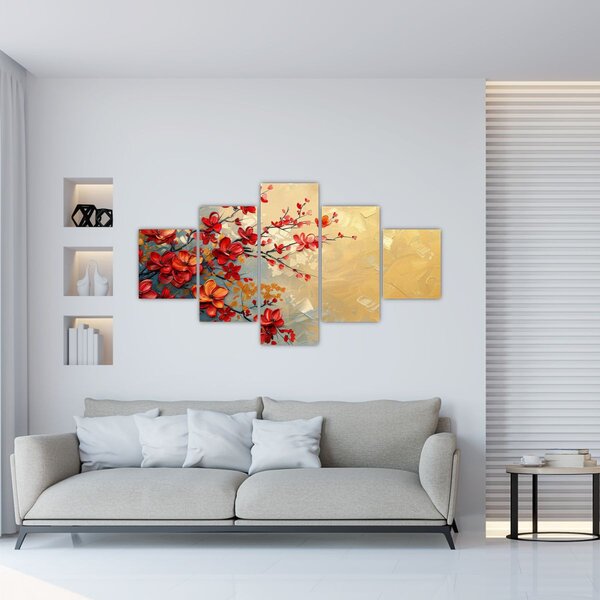 Obraz - Kwitnące drzewo (125x70 cm)