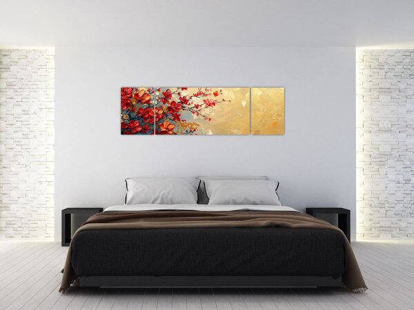 Obraz - Kwitnące drzewo (170x50 cm)