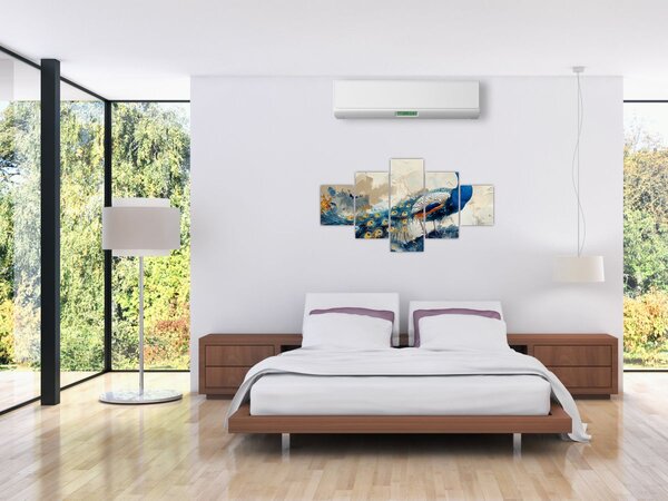 Obraz - Paw, malarstwo (125x70 cm)