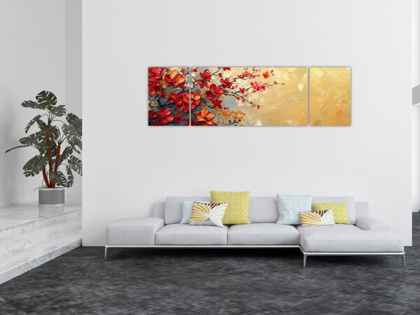 Obraz - Kwitnące drzewo (170x50 cm)