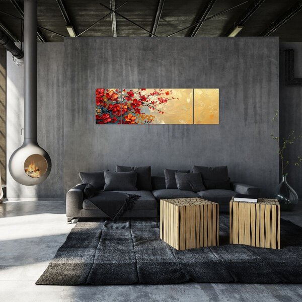 Obraz - Kwitnące drzewo (170x50 cm)