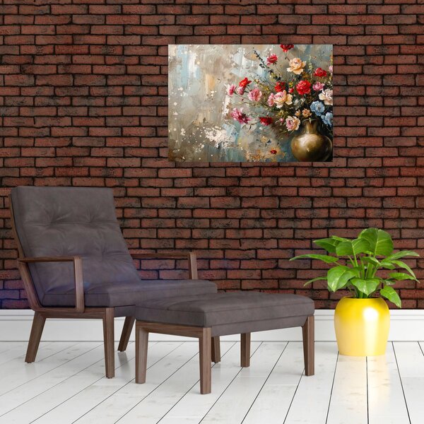 Obraz - Wazon z kwiatami (70x50 cm)