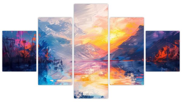 Obraz - Malarstwo krajobrazowe (125x70 cm)