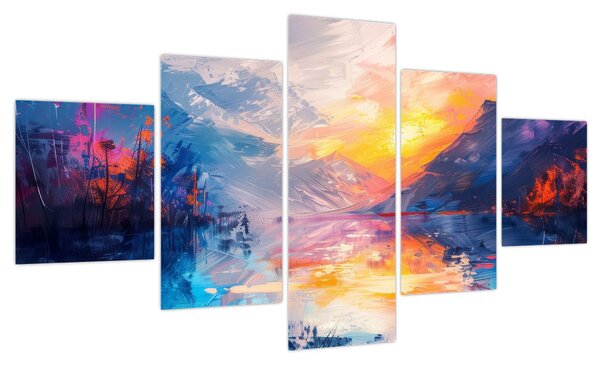 Obraz - Malarstwo krajobrazowe (125x70 cm)