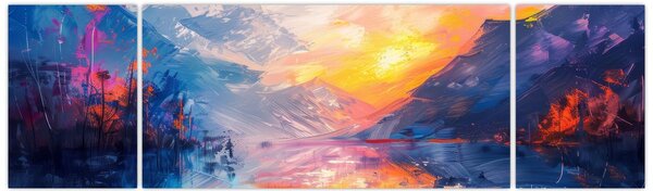 Obraz - Malarstwo krajobrazowe (170x50 cm)