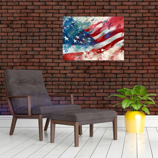 Obraz - Flaga USA (70x50 cm)