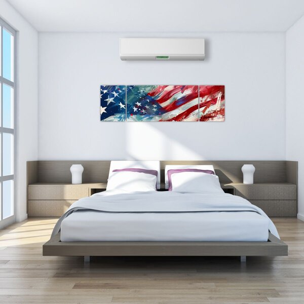 Obraz - Flaga USA (170x50 cm)
