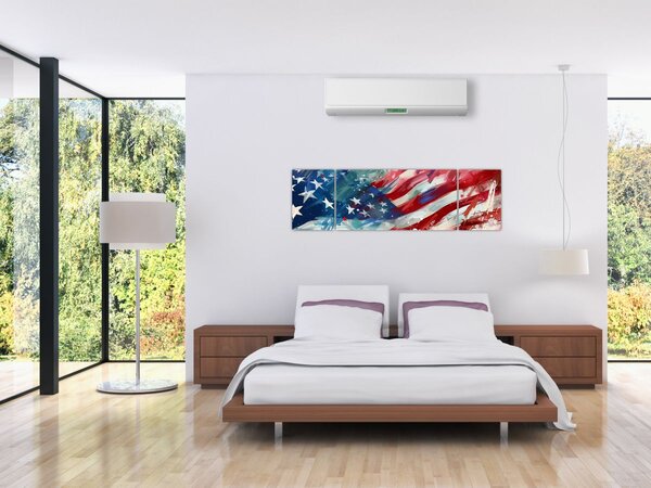 Obraz - Flaga USA (170x50 cm)