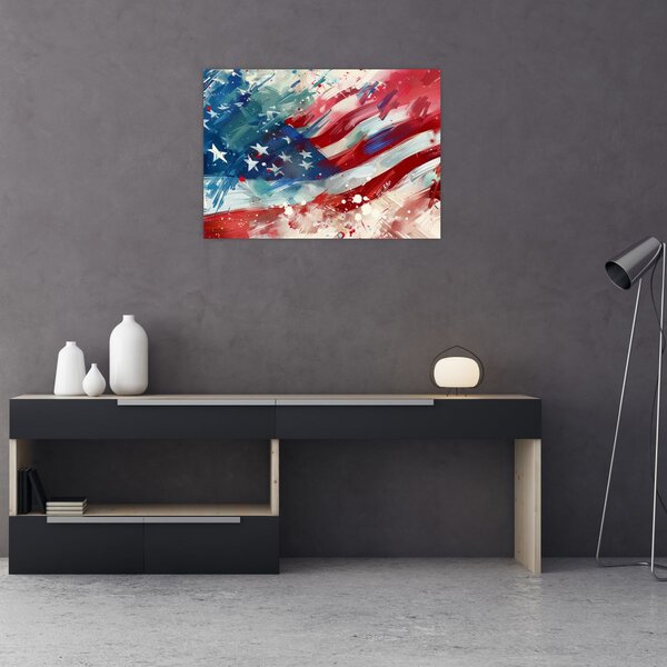 Obraz - Flaga USA (70x50 cm)