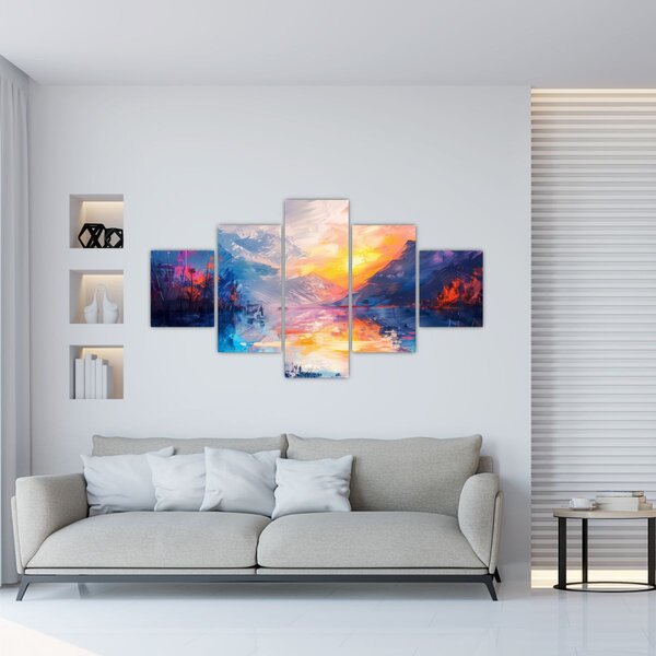 Obraz - Malarstwo krajobrazowe (125x70 cm)
