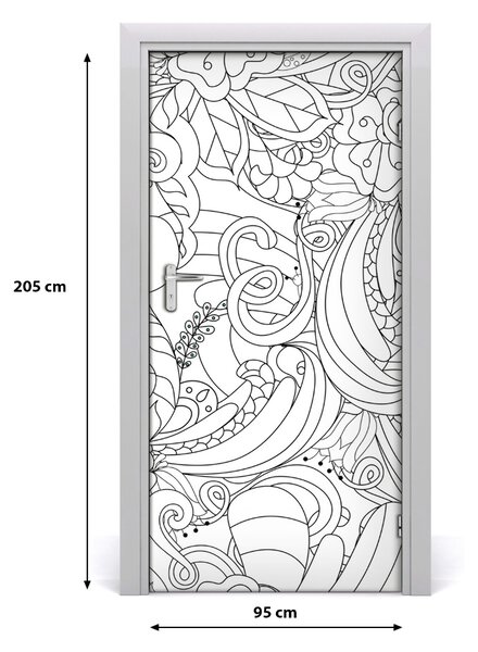 Naklejka samoprzylepna okleina Tło Zentangle