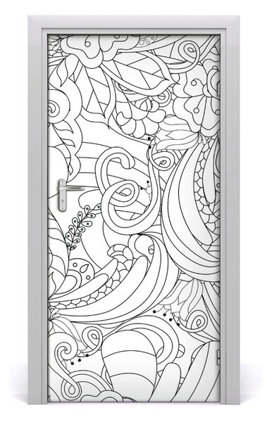 Naklejka samoprzylepna okleina Tło Zentangle