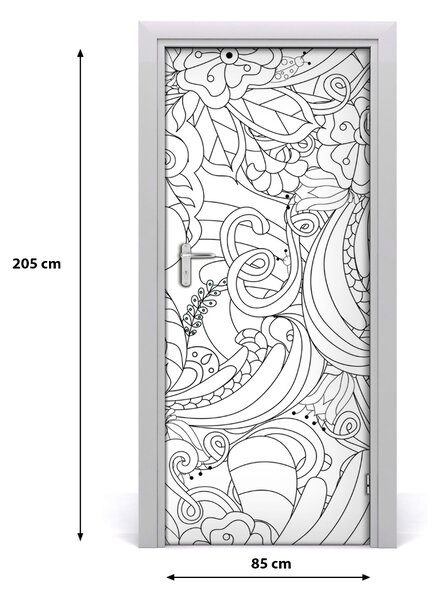 Naklejka samoprzylepna okleina Tło Zentangle