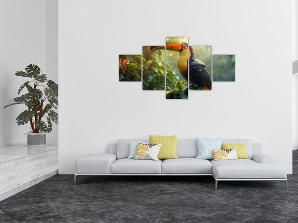 Obraz - Tukan (125x70 cm)