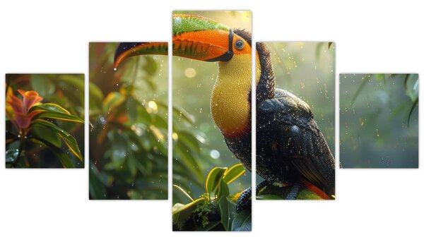 Obraz - Tukan (125x70 cm)