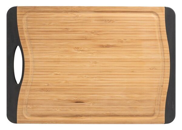 Antypoślizgowa deska do krojenia z drewna bambusowego Wenko, 39x28 cm