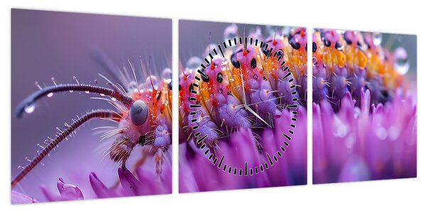 Obraz - Caterpillar (z zegarem) (90x30 cm)