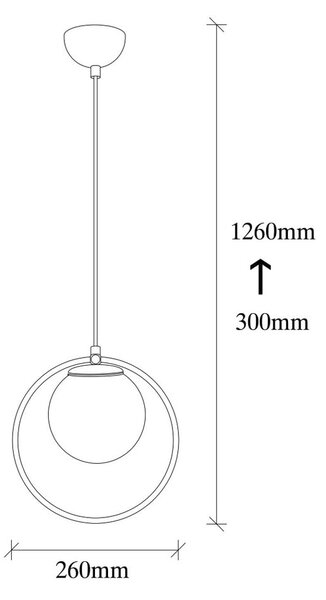 Czarna metalowa lampa wisząca Opviq lights Vivi