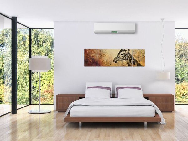 Obraz - Żyrafa, malarstwo (170x50 cm)