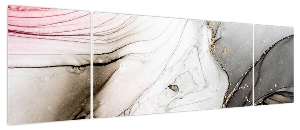 Obraz - Atrament marmurkowy (170x50 cm)