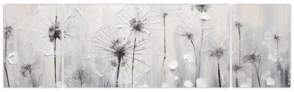Obraz - Mlecze, malarstwo (170x50 cm)