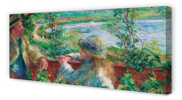 Duży obraz na płótnie Nad wodą - Pierre Auguste Renoir