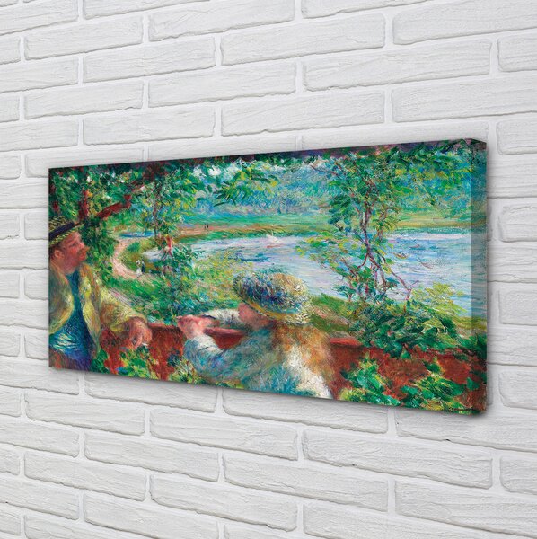 Duży obraz na płótnie Nad wodą - Pierre Auguste Renoir