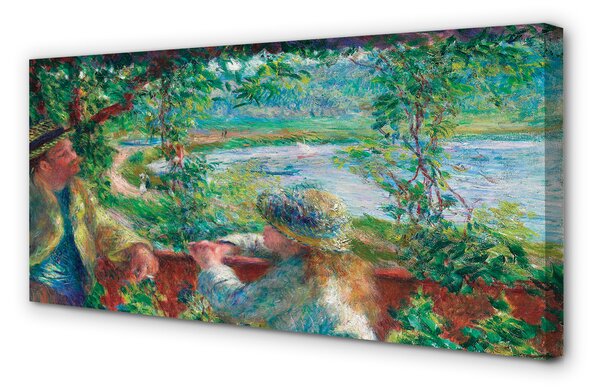 Duży obraz na płótnie Nad wodą - Pierre Auguste Renoir