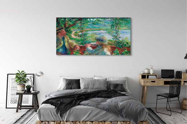 Duży obraz na płótnie Nad wodą - Pierre Auguste Renoir