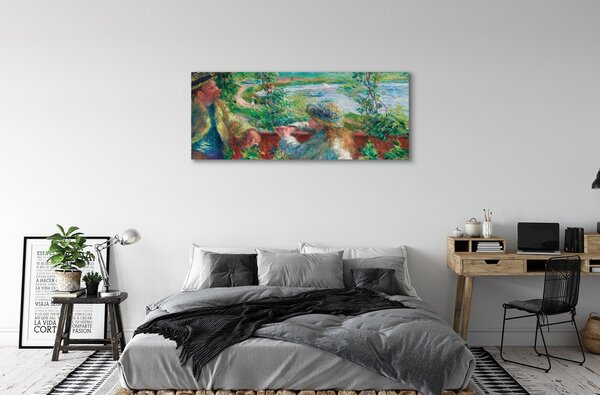 Duży obraz na płótnie Nad wodą - Pierre Auguste Renoir