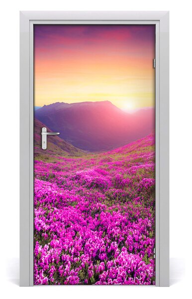 Naklejka fototapeta na drzwi Góry rododendron