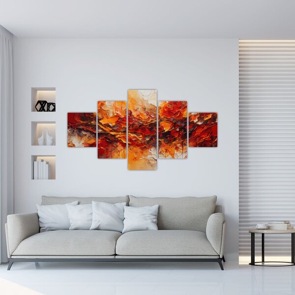 Obraz - Abstrakcja (125x70 cm)
