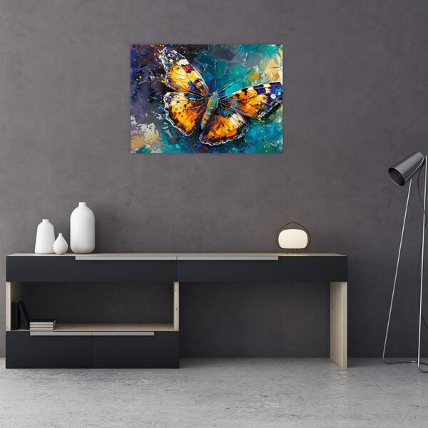 Obraz - Motyl, obraz olejny (70x50 cm)