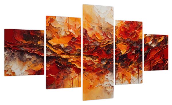 Obraz - Abstrakcja (125x70 cm)