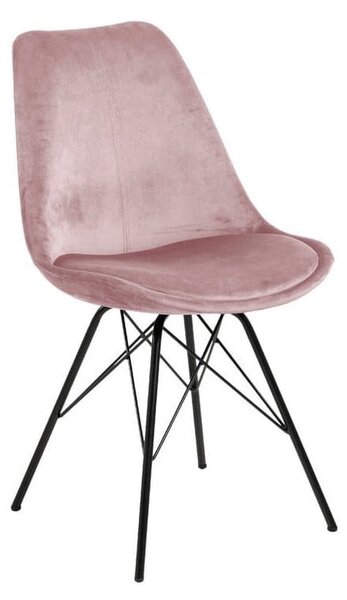Czarne/różowe krzesło Eris – Actona