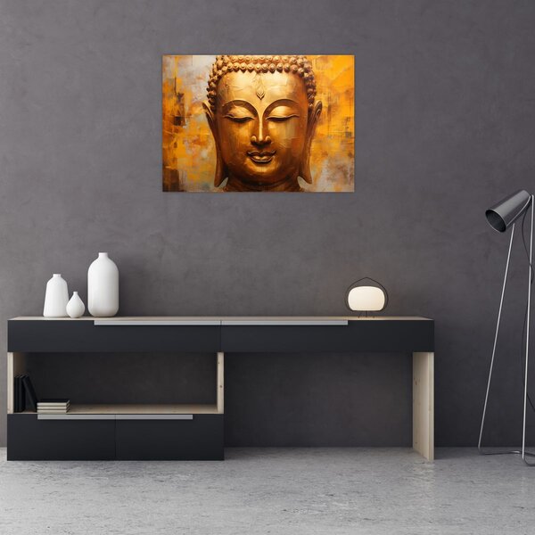 Obraz - Budda, obraz olejny (70x50 cm)