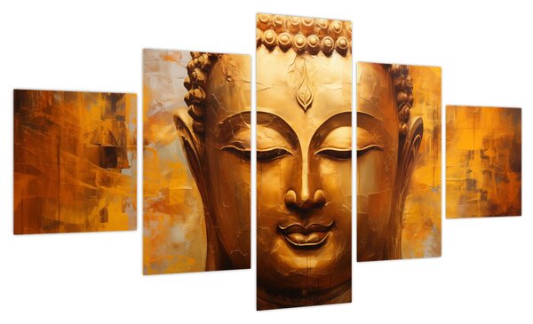 Obraz - Budda, obraz olejny (125x70 cm)