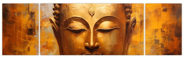 Obraz - Budda, obraz olejny (170x50 cm)