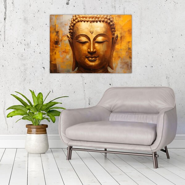 Obraz - Budda, obraz olejny (70x50 cm)