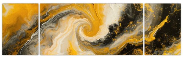 Obraz - Abstrakcja spiralna (170x50 cm)