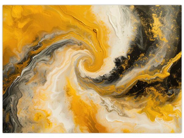 Obraz - Abstrakcja spiralna (70x50 cm)