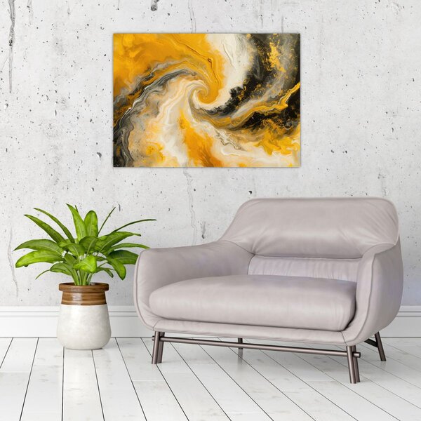 Obraz - Abstrakcja spiralna (70x50 cm)