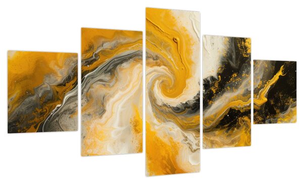 Obraz - Abstrakcja spiralna (125x70 cm)