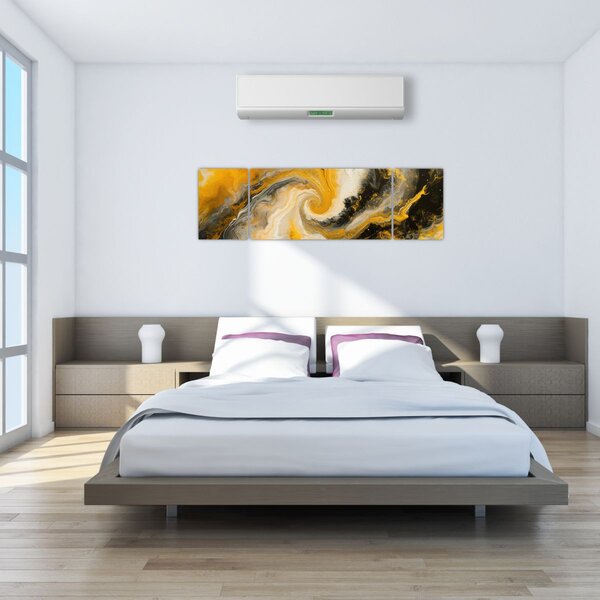 Obraz - Abstrakcja spiralna (170x50 cm)